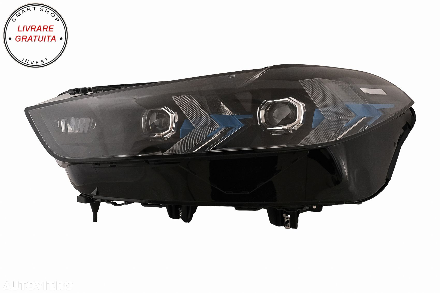 Faruri LED BMW X5 G05 X6 G06 (2019-2022) upgrade de la Laser la 2024 LCI Design- livrare gratuita - 2
