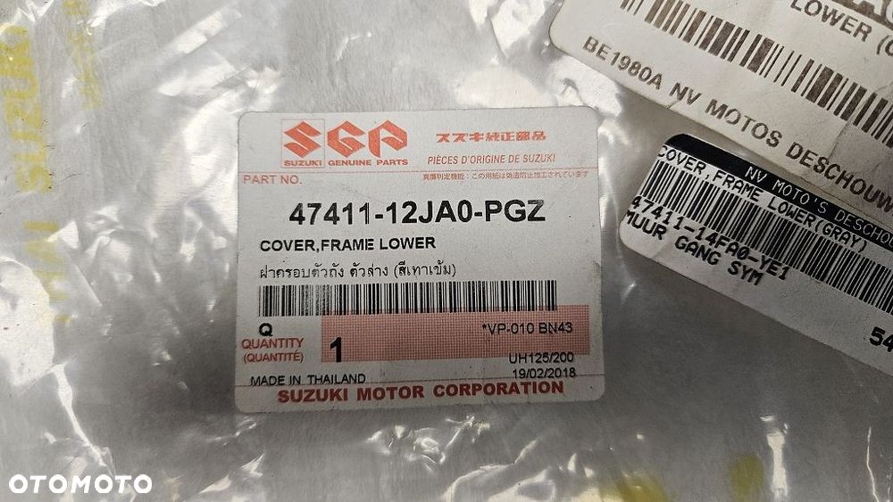 Osłona ramy owiewka Suzuki Burgman UH125 / UH200  47411-12JA0-PGZ - 11