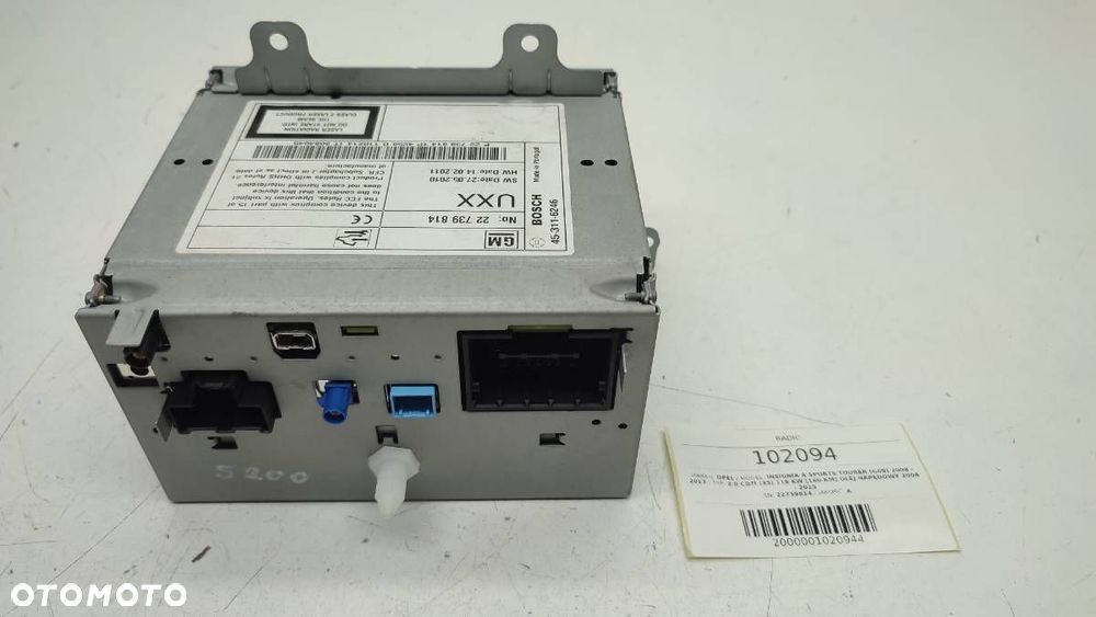 RADIO NAWIGACJA INSIGNIA A 22739814 - 3