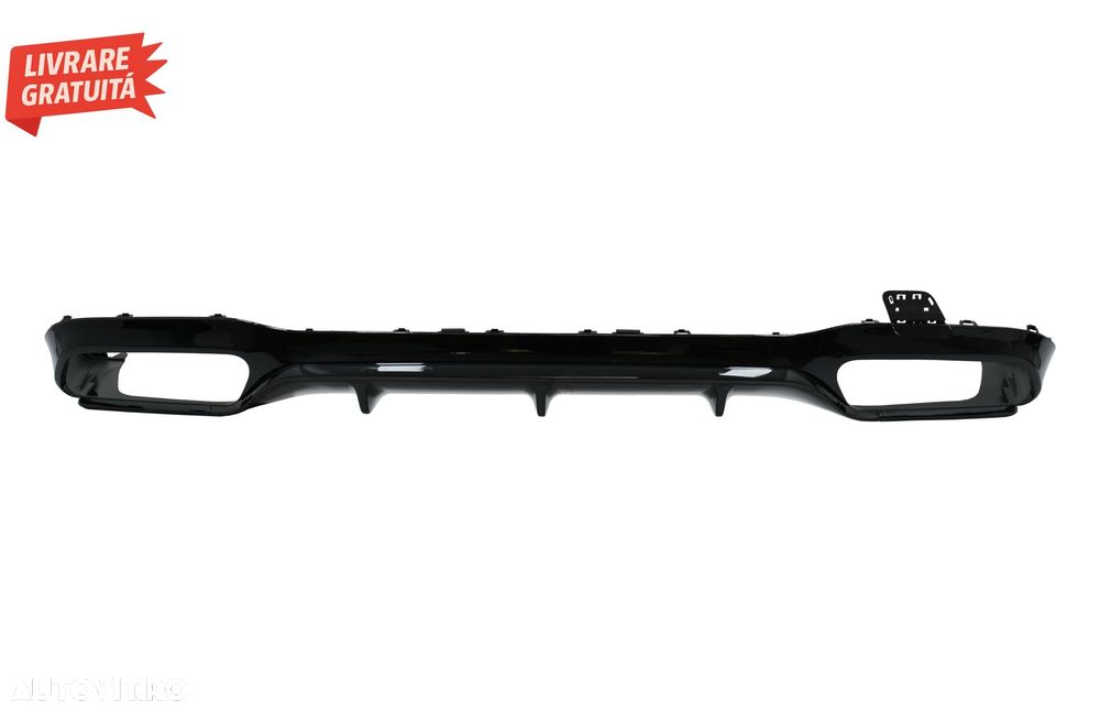 Difuzor Bara Spate cu Ornamente Evacuare Mercedes E-Class W213 (2016-2019) E63 Des- livrare gratuita - 3