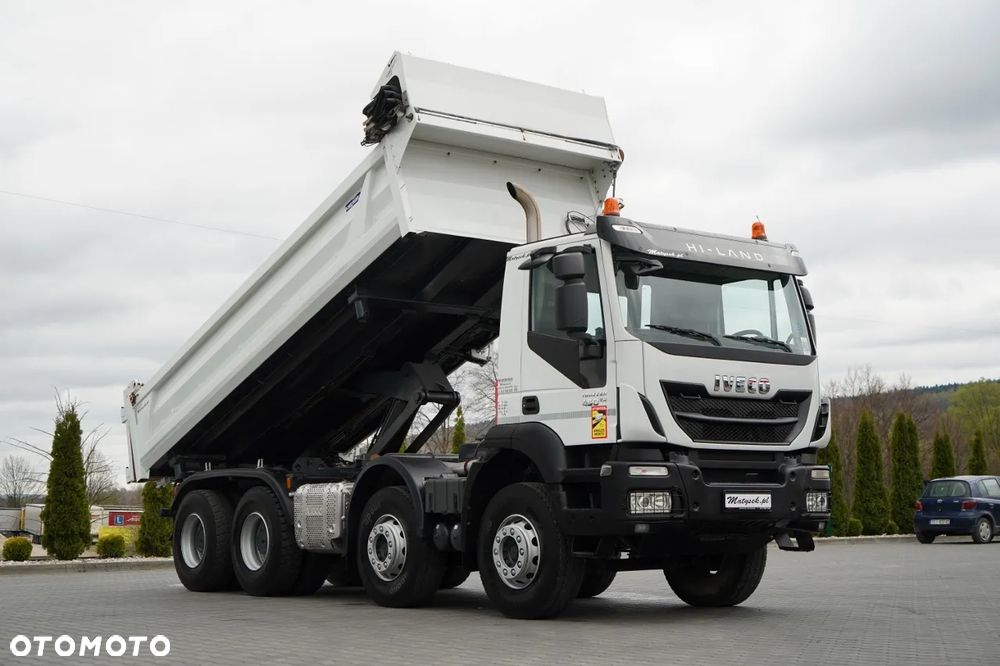 Iveco TRAKKER 450 / 8x4 / WYWROTKA / HYDROBURTA / BORDMATIC / EURO 6 / - 6