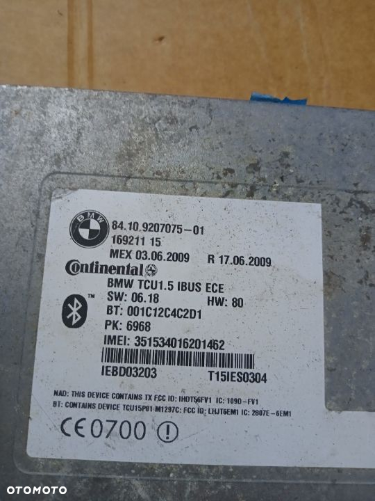 BMW E46 E83 E53 E85 E86 TELEMATIC CONTROL 9207075 - 2