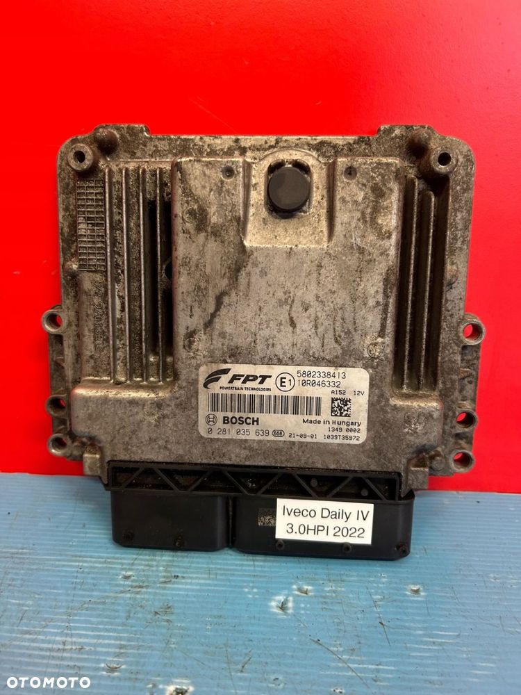 KOMPUTER STEROWNIK SILNIKA IVECO DAILY IV 4 3.0HPI 2022R 0281035639 - 1