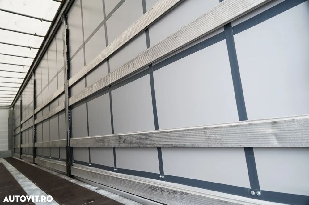 Schmitz Cargobull CORTINĂ / STANDARD / CAMION DIN OȚEL - 9 M / ACOPERIȘ CULISANT / AXĂ CULISANTĂ / - 17
