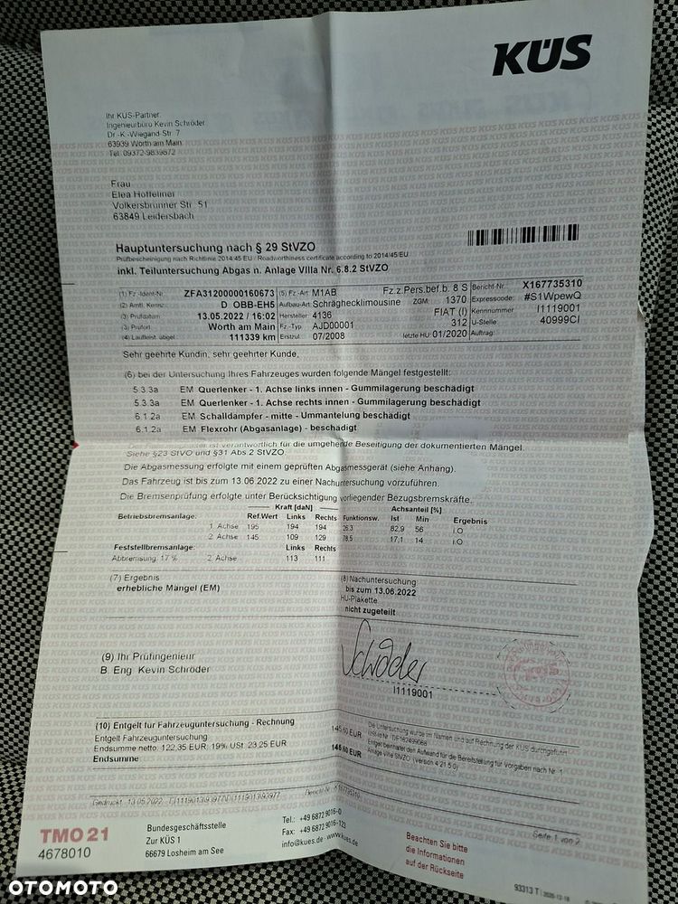 Fiat 500 1.4 16V Lounge - 36
