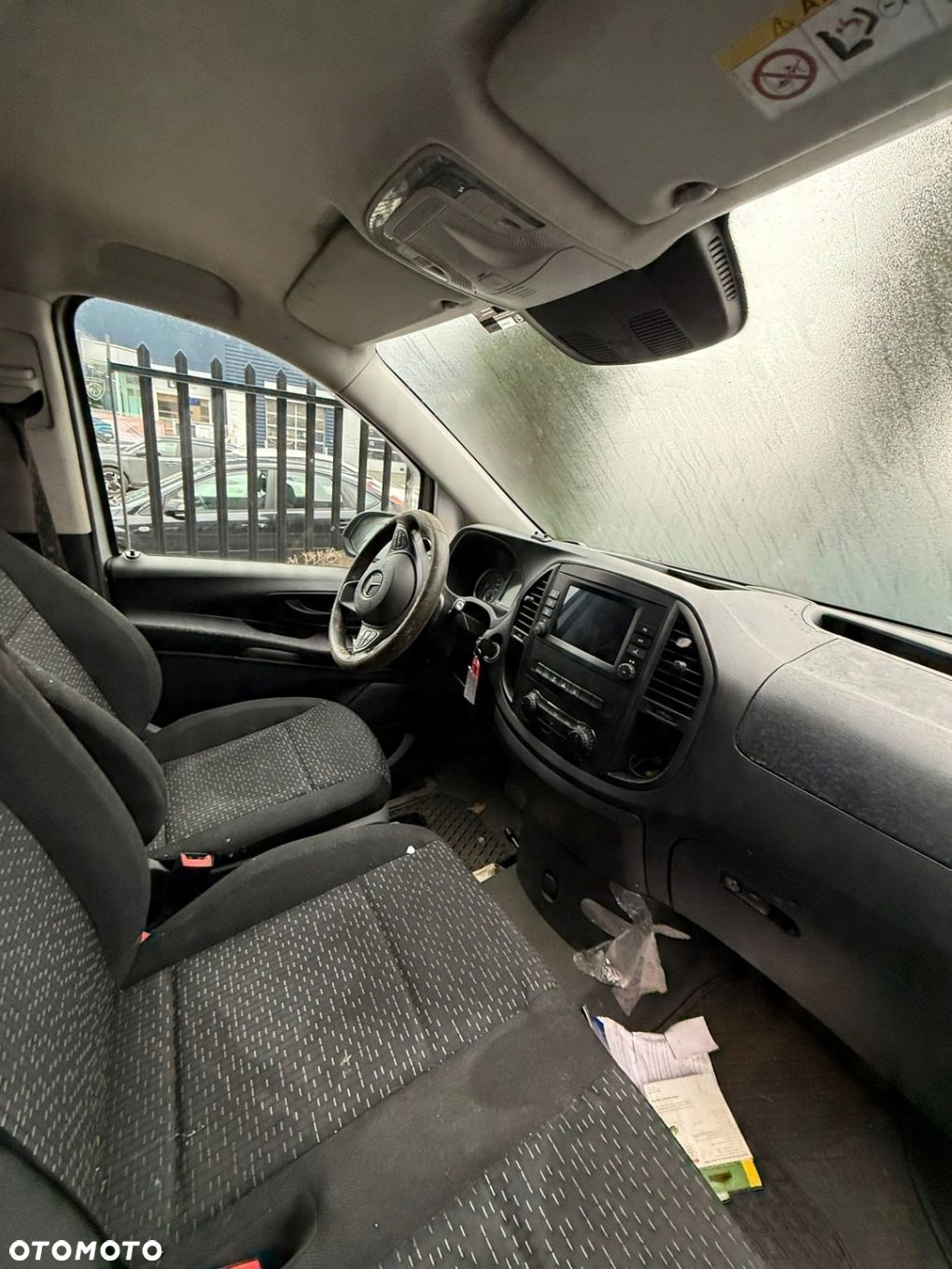 MERCEDES VITO 3 III W447 LIFT 447 SZYBA CZOŁOWA PRZÓD SENSOR KAMERA ANTENA - 15