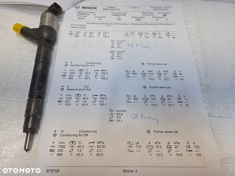 WTRYSK WTRYSKI WTRYSKIWACZE OPEL ASTRA K J MERIVA B 1.6 CDTI 55578075 - 4