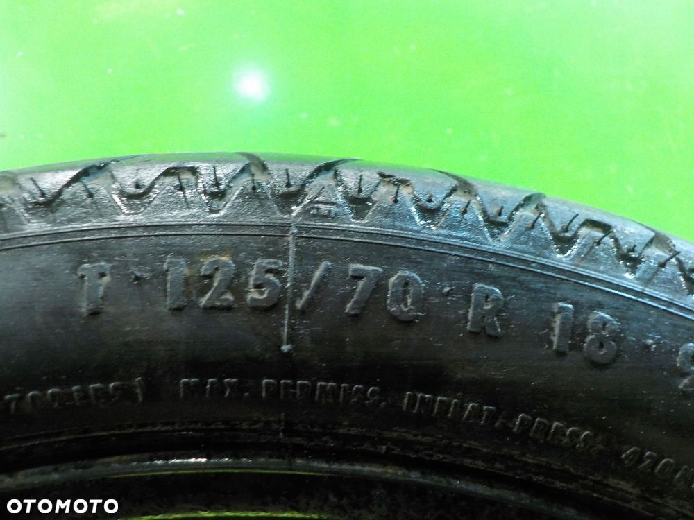 GOLF V A3 8P kolo dojazdowe 125/70/18 5x112 - 3