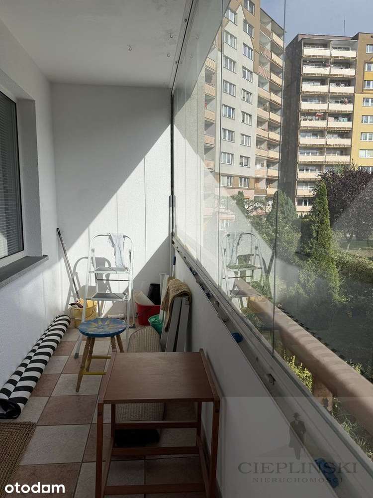 2 pokoje, 49, 4 m², balkon, Puszcza Bukowa