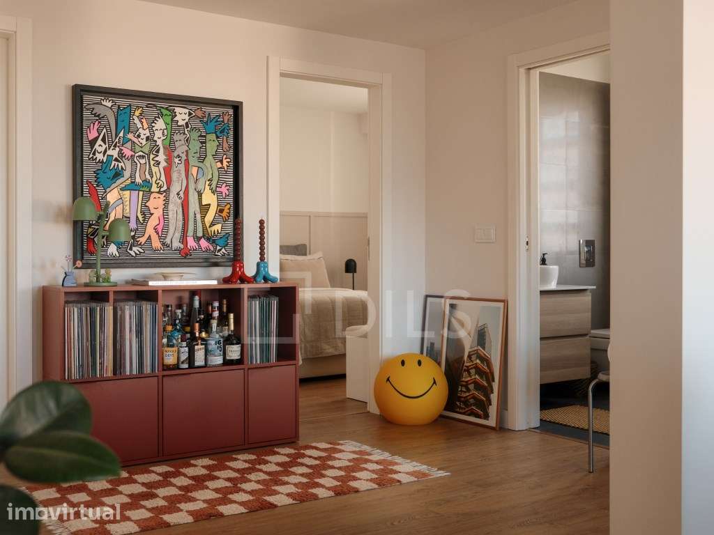 Apartamento T2, com varanda e vista rio, no Restelo, Lisboa - Grande imagem: 3/31