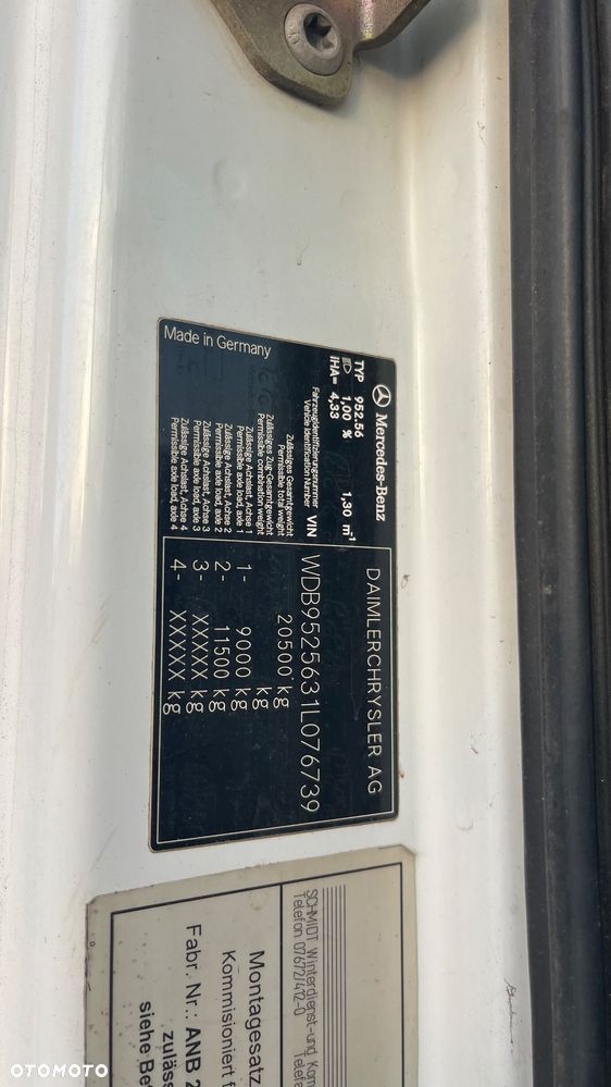 Mercedes-Benz 1828 Axor 4x4 Czołownica 116 tys !!Klima! Rama do zabudowy (Wywrotka Hds Zwyżka Wiertnica) Blokady Mostów Na wał - 9