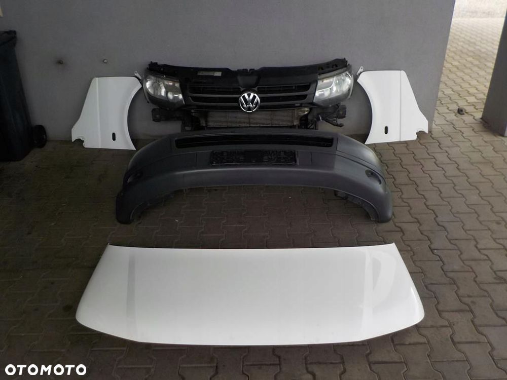 VW T5 LIFT KOMPLETNY PRZÓD MASKA ZDERZAK BŁOTNIKI WZMOCNIENIE CHŁODNICE - 1