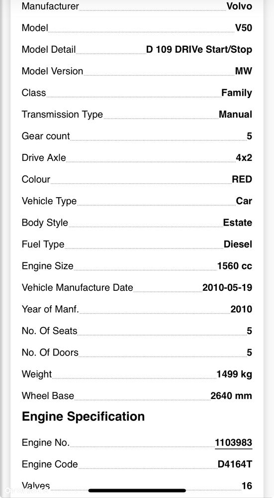 VOLVO C30 1.6 D skrzynia biegow 5 6N5R-7002-ZB - 3