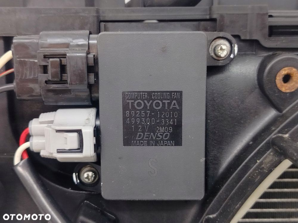 toyota auris i 06r- komplet chłodnic wentylator 1.4 benzyna - 8
