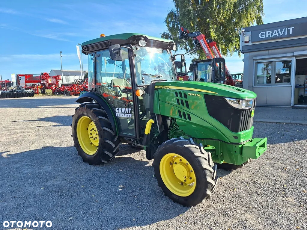 John Deere JD 5090 GF, ciągnik sadowniczy, ogrodniczy, 90 KM 4-cyl, I-szy właściciel - 7