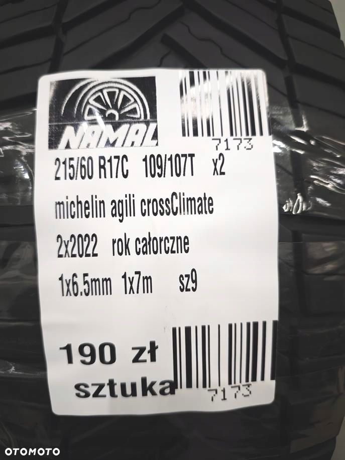 215/60r17c michelin 2022 opony cało 7mm 7173 - 8