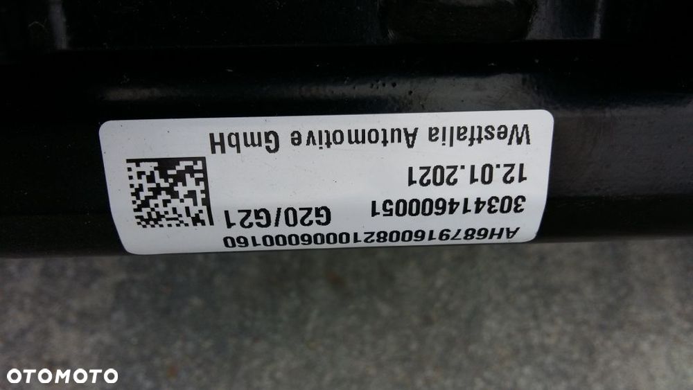 HAK HOLOWNICZY BMW 3 G20 G21 KOMBI 6879160 WESTFAL 2021R - 9
