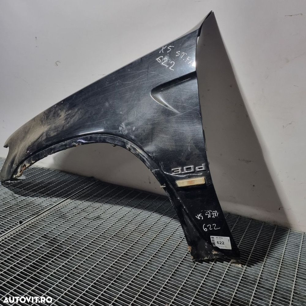 Aripa Stanga Fata BMW X5 E53 2000 - 2003 4 Usi NEGRU (622) - 2