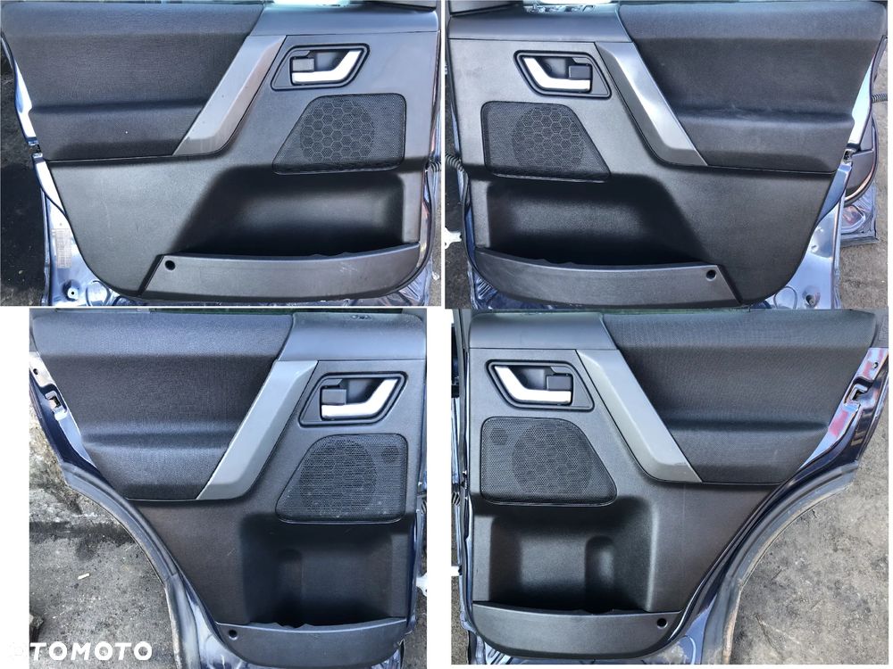 Boczki drzwi komplet czarne Land Rover Freelander 2 II 2007--> - 1