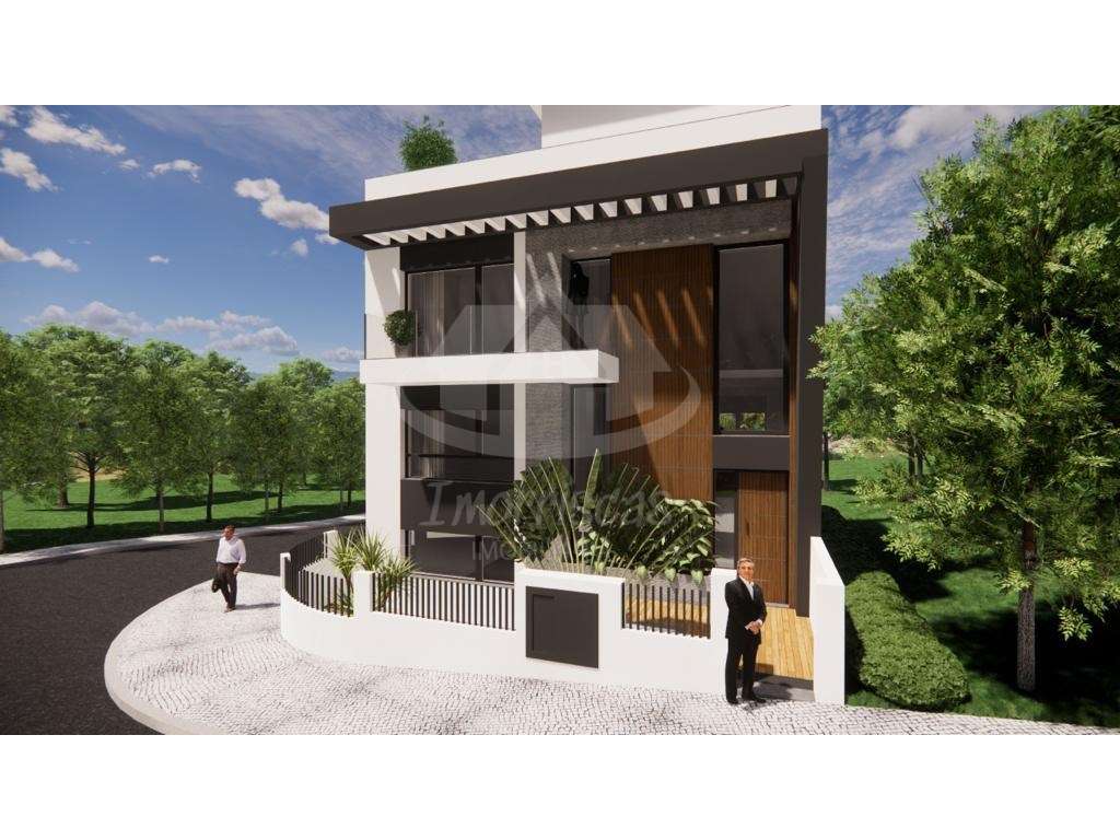 Moradia V4 com piscina na Urbanização Terraços du Moulin, Vialonga - Grande imagem: 2/18