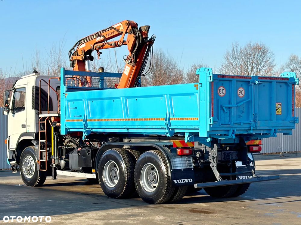 Volvo FM 380 * WYWROTKA 5,10m + ATLAS TEREX 135.2ME - A2 + PILOT * STAN BDB - 4