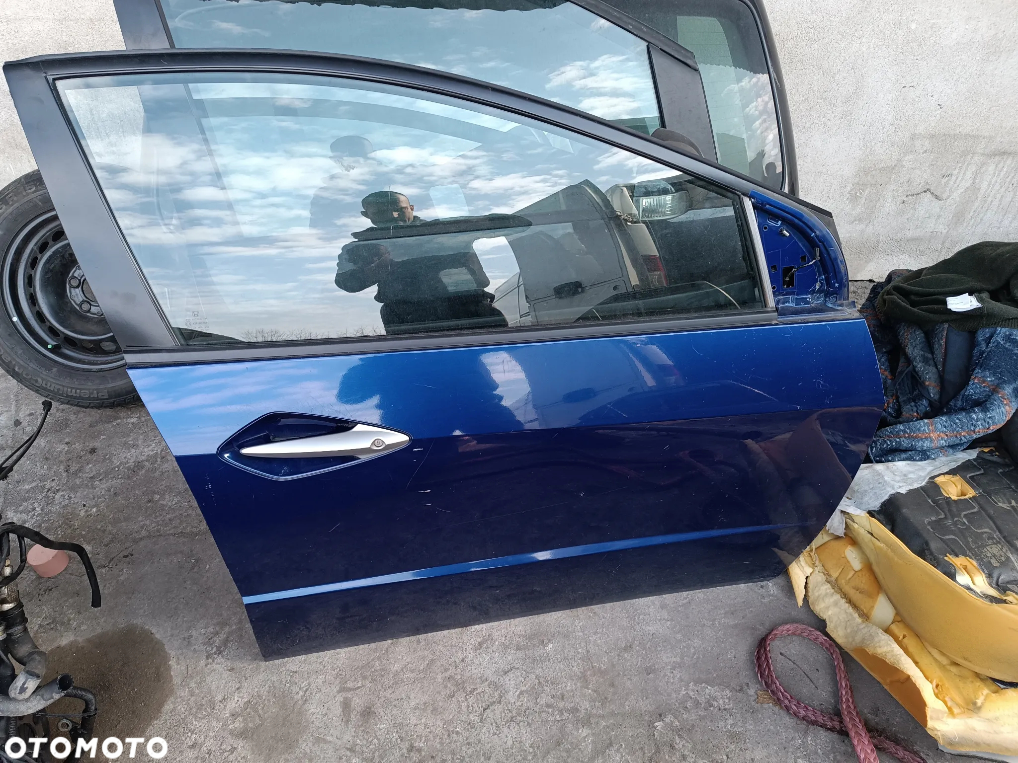 DRZWI PRAWY PRZÓD HONDA CIVIC VIII 8 UFO HB 5D B548P KOMPLETNE - 2