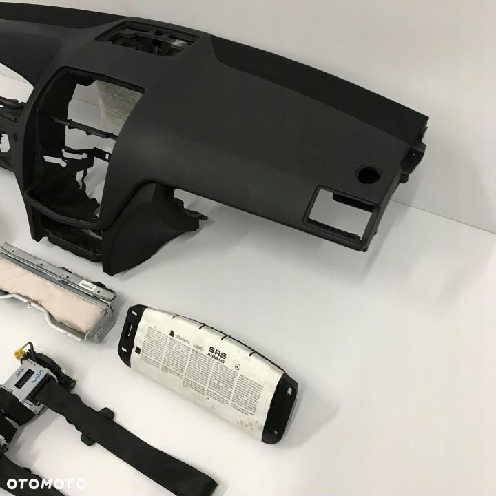 W204 KONSOLA DESKA AIRBAG PODUSZKI PASY ORG - 3