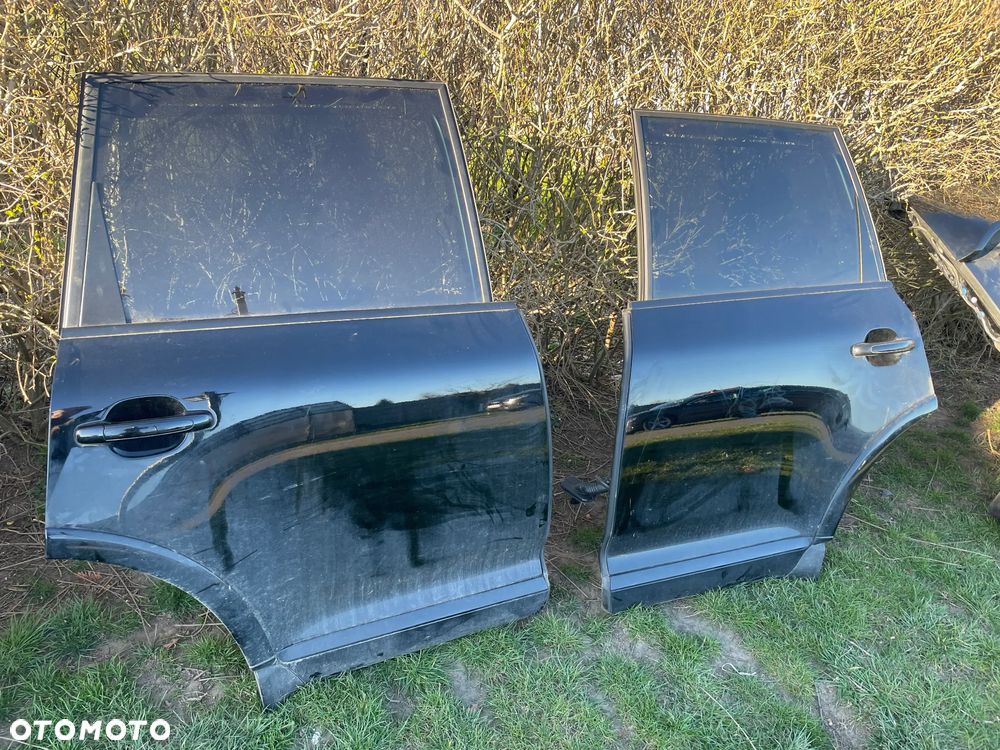 Porsche Cayenne I 02-10 DRZWI LEWE PRZÓD przednie TYŁ tylne L041 kompletne - 2