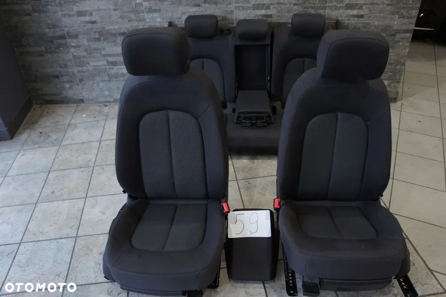 NR 59 Fotele przednie i tylne, napinacze, lędźwie, podłokietnik Audi A6 4G0 - 1