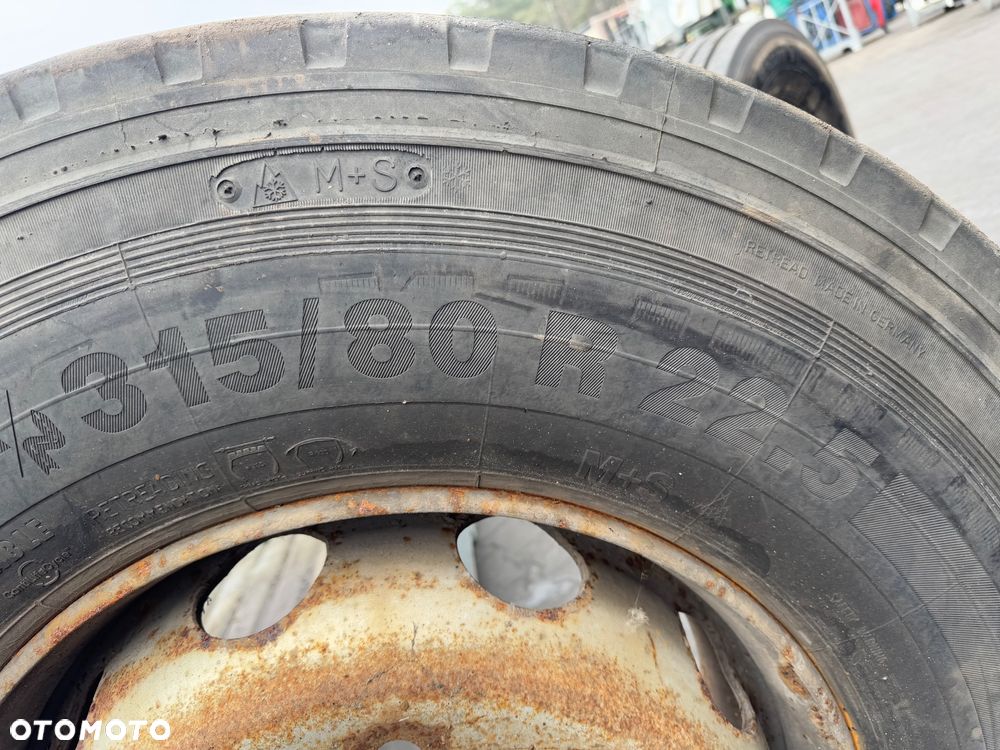 Kompletne koło, felga, opona Continental Conti Hybrid HS3 315/80 R22,5 - 3