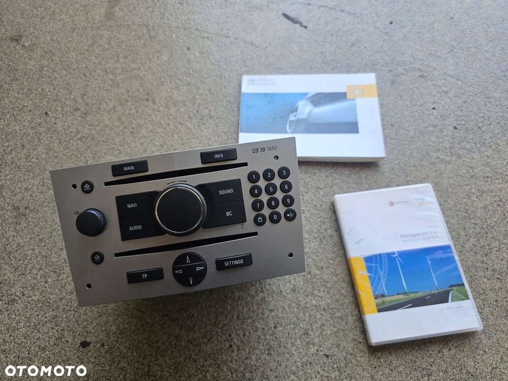 radio nawigacja 13283222 opel astra h - 1