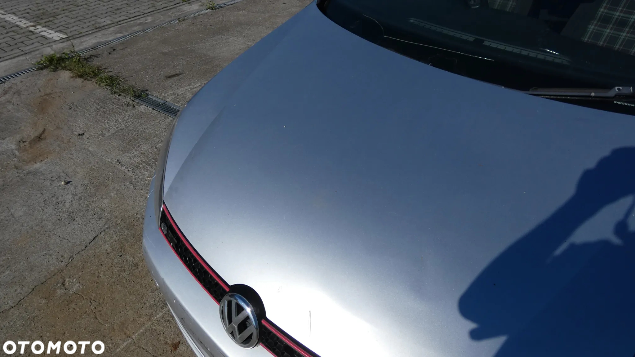 VW GOLF VI 6 GTI MASKA PRZÓD PRZEDNIA POKRYWA SILNIKA SREBRNA GORLICE - 7