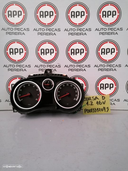 Quadrante Opel Corsa D 1.2 16V referência P0013312045. - 1