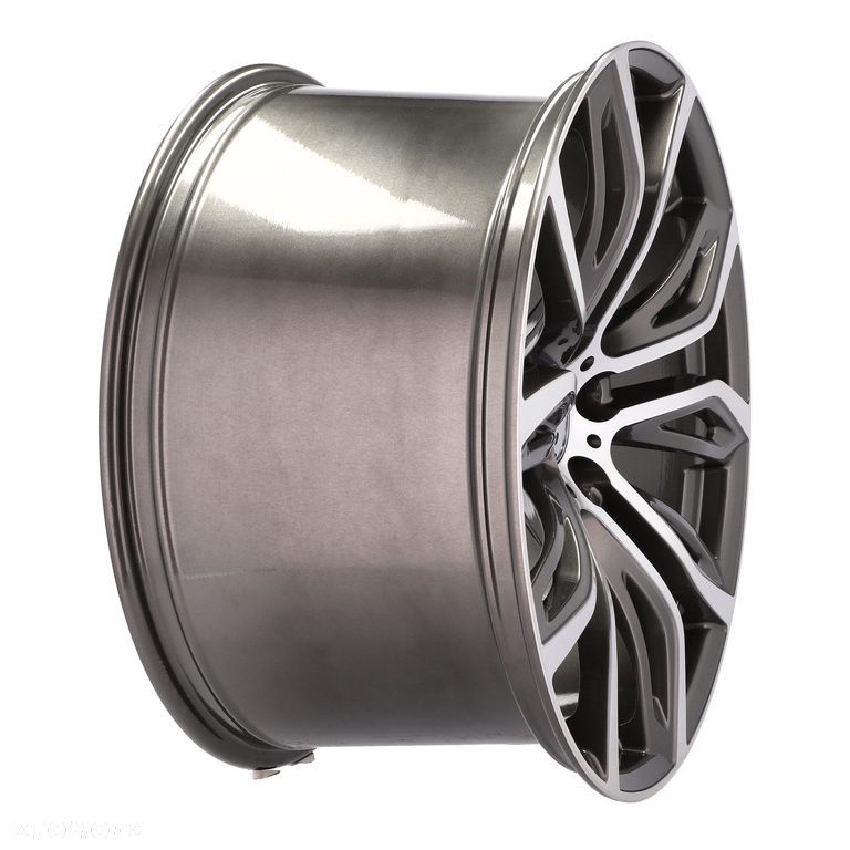 4x Felgi 21 5x120 Szer 10.5 +11.5 m.in. do BMW X5 E70 F15 X6 E71 F16 Grafitowe - A5040 (BK510) - 4