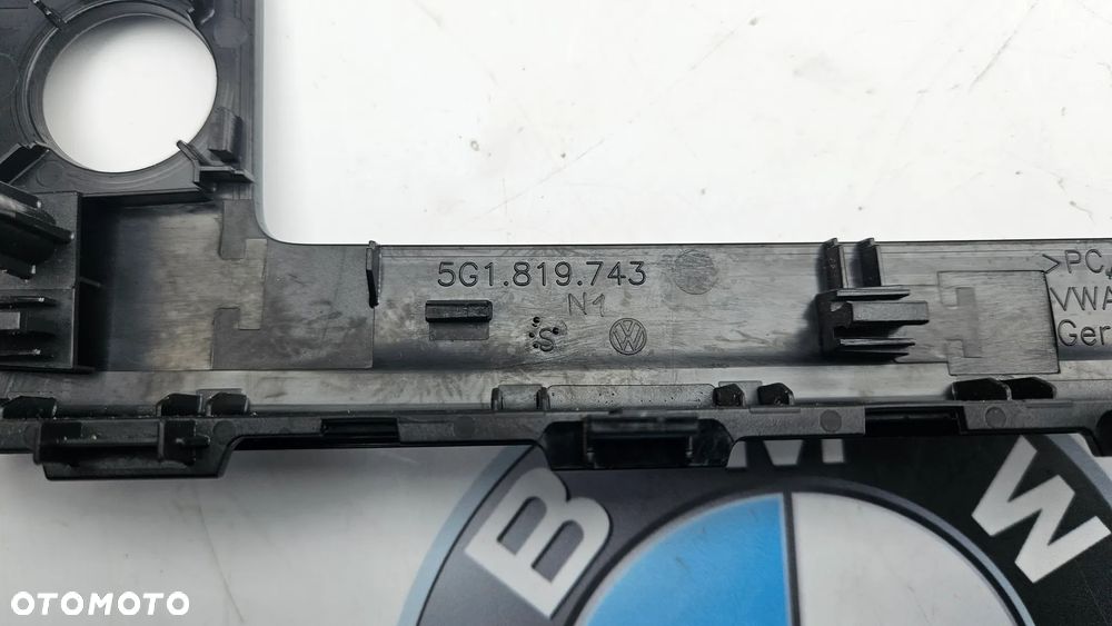 VW Golf 7 VII Kratka nawiewu prawa Dekor listwa Ramka radia 5G0857059 5G1819703C 5G1819743 5G1819704DE - 16