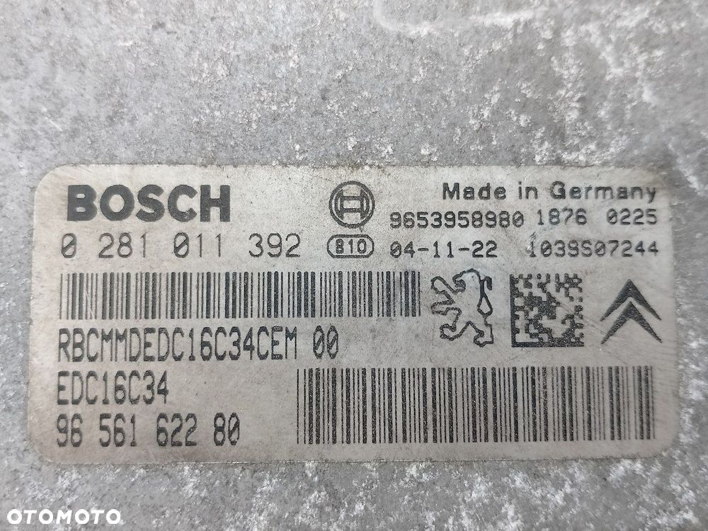 KOMPUTER, STEROWNIK XSARA PICASSO 9656162280  1.6 - 4