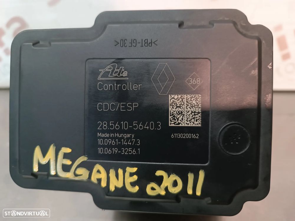 MODULO ABS RENAULT MEGANE III REF. 476601563R 95CT2AAY2 100212-04664 - 4