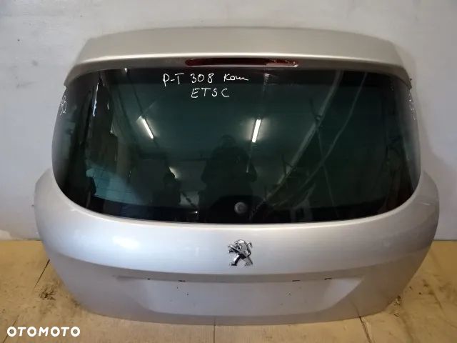 KLAPA TYLNA SZYBA BAGAŻNIKA PEUGEOT 308 T7 KOMBI 07-11 LAK:ETSC NR33 - 2