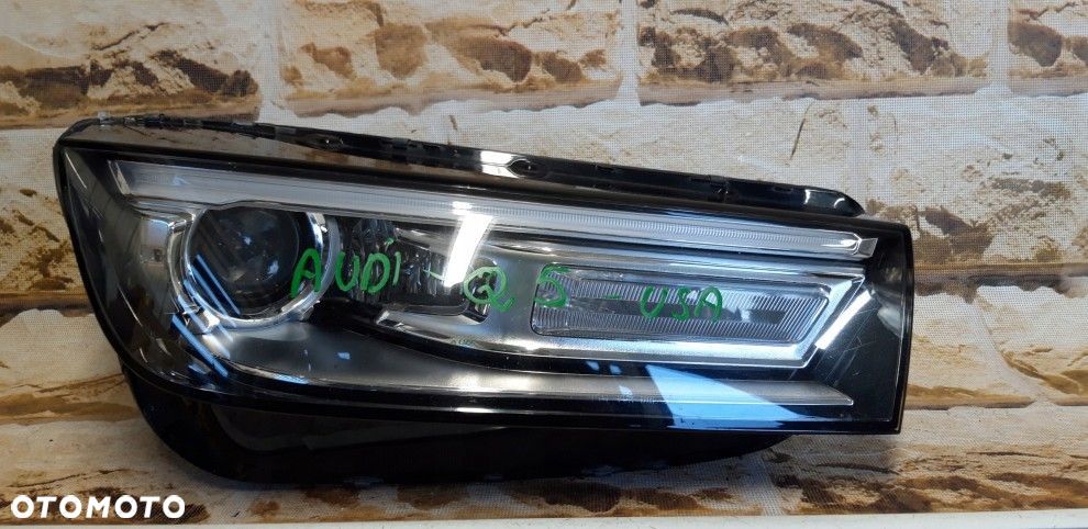 audi q5 80a 941 006b xenon led usa ameryka prawa lampa kompletna - 1