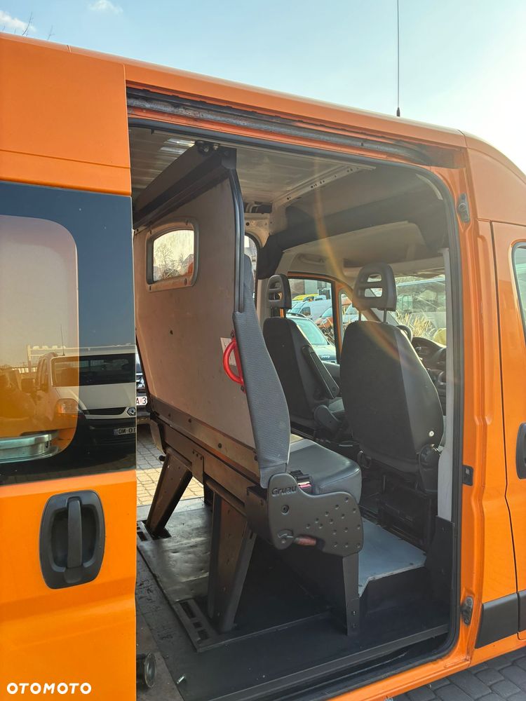Peugeot Boxer 4x4 Dangel Brygadówka 6 Osobowa Klima L3H2 2 x Drzwi Przesuwne - 11