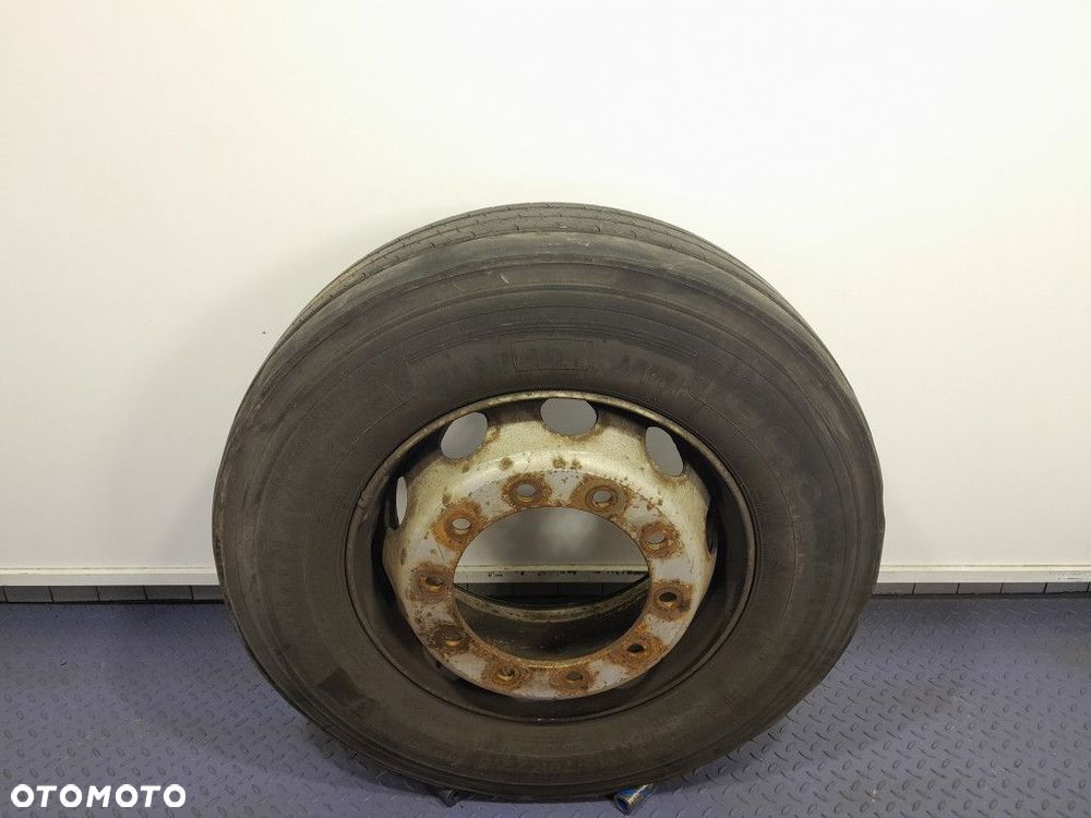 SCANIA R KOŁO PRZEDNIE FELGA STALOWA Z OPONĄ 315/70 R22.5 156/150L - 1