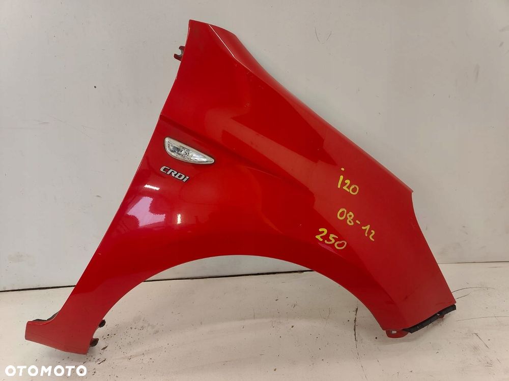 hyundai i20 08-12 bŁotnik prawy przÓd przedni