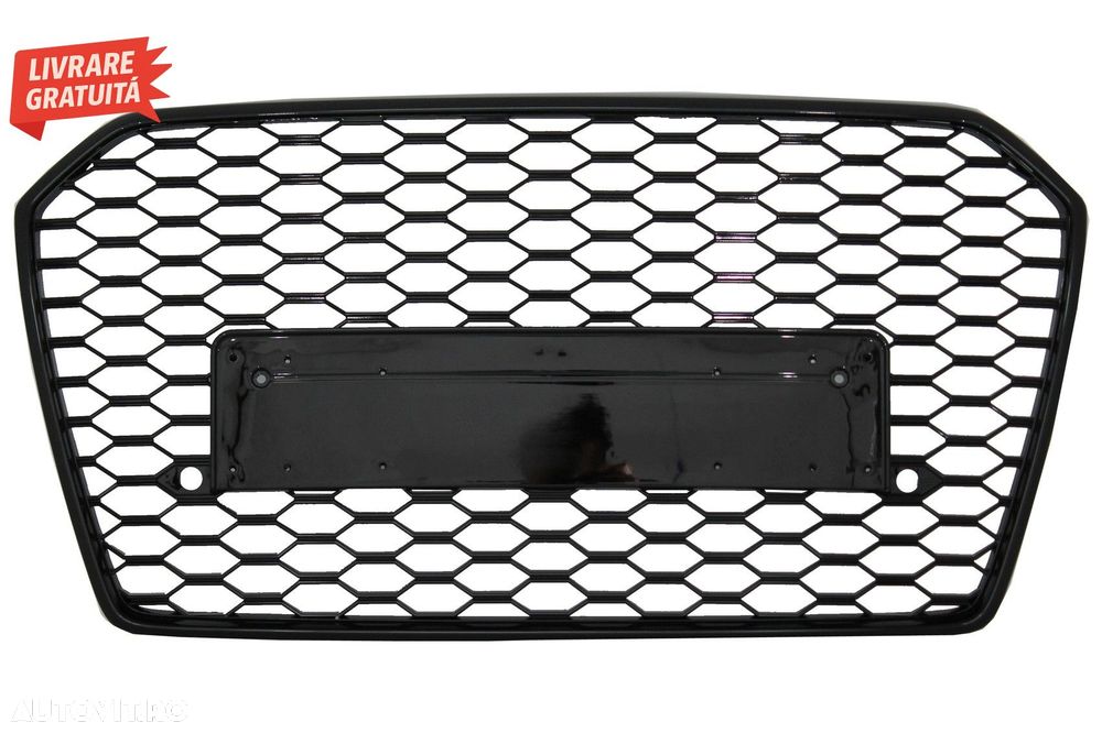Grila Bara Fata Audi A6 4G RS6 Design Facelift (2015-2018)- livrare gratuita - 1