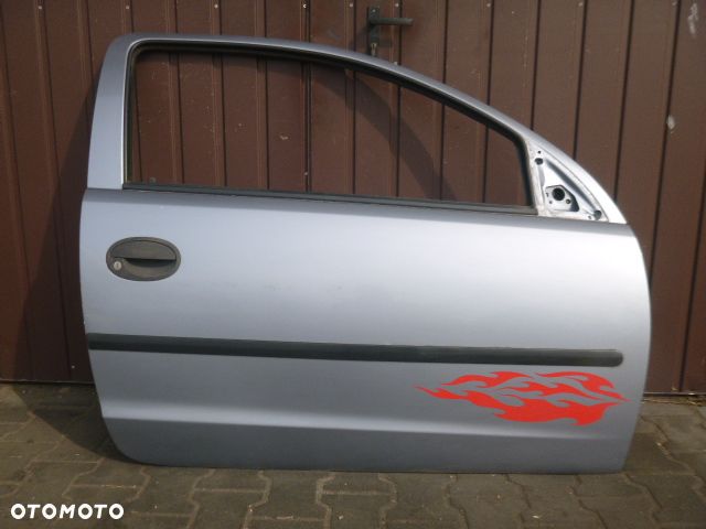 DRZWI PRAWY PRZÓD PRAWE PRZEDNIE KOMPLETNE OPEL CORSA C 3D Z163 - 2