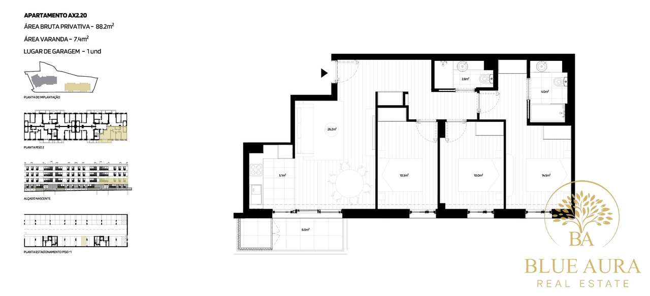 Apartamento T2 à venda em Rebordões, Santo Tirso — foto 8