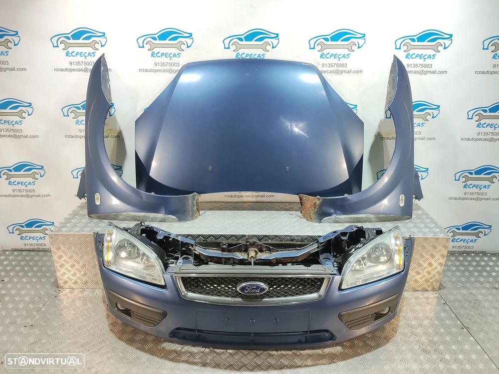 FRENTE COMPLETA FORD FOCUS 2 II MK2 FASE 1 CAPOT PARACHOQUES GUARDA-LAMAS OTICAS RADIADOR VENTILADOR FRENTE FIBRA REFORÇO - 24