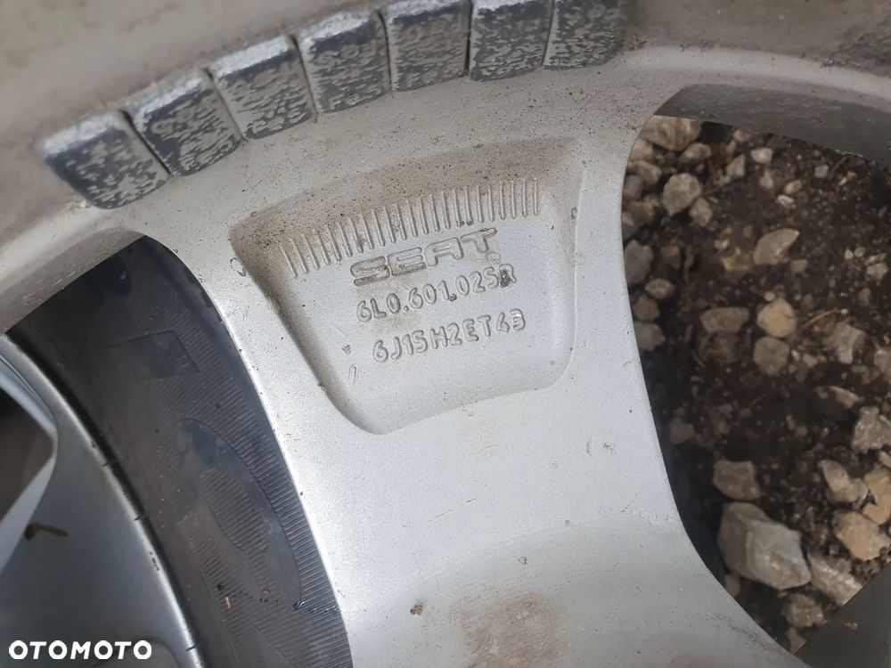 FELGI ALUMINIOWE SEAT IBIZA 5X100   X15 ET 43 X 6 J  6L0601025R   OPONY 195/60 R15   6.4 MM - 9