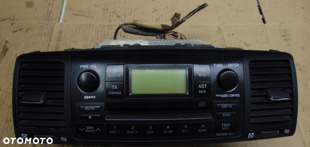 FABRYCZNE RADIO CD TUNER TOYOTA COROLLA E12 EUROPA - 1