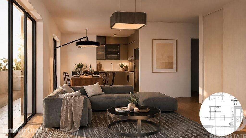 Apartamento T2 em Atouguia da Baleia de 61,00 m2 - Grande imagem: 4/7