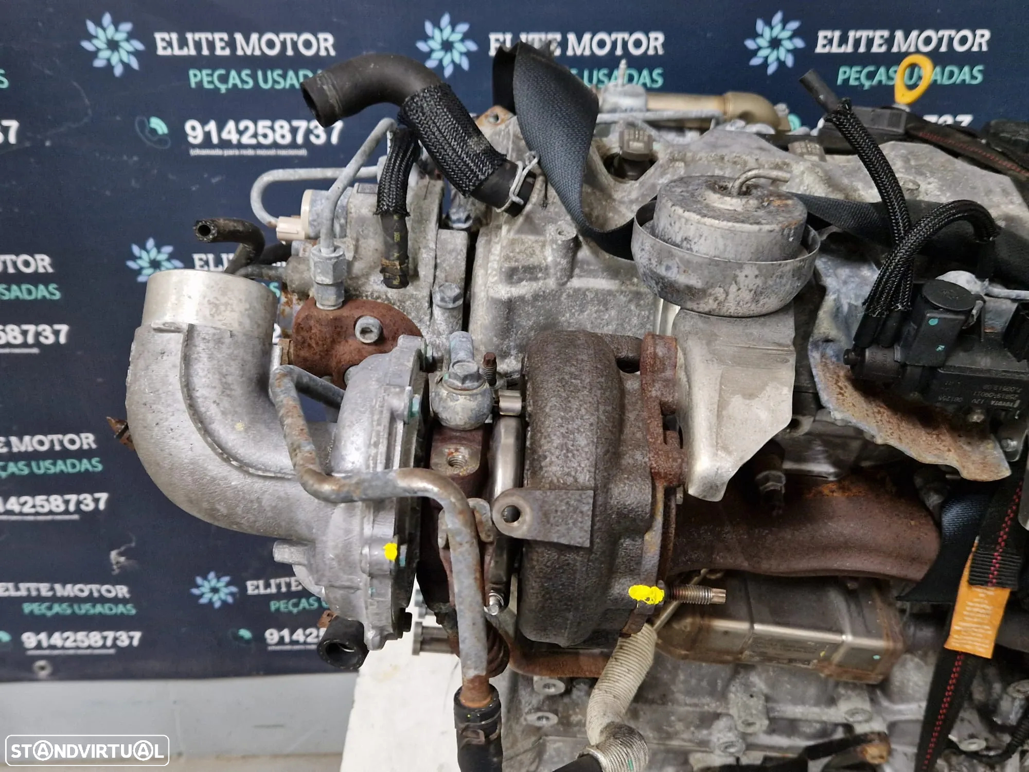 Motor usado 1AD-FTV TOYOTA AVENSIS 2.0 D 126CV T25 1AD DENSO COROLLA RAV4 - 10